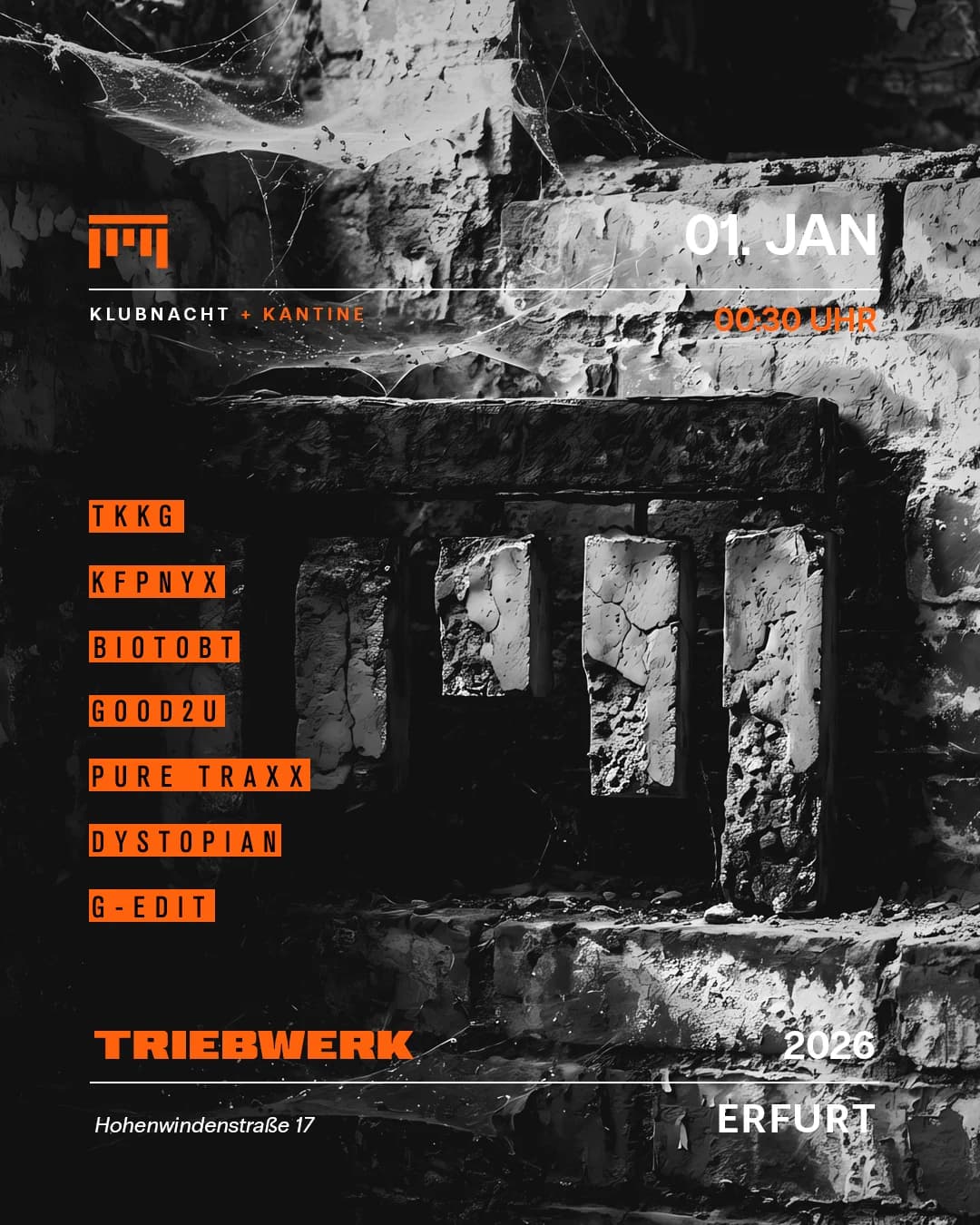 Triebwerk Klubnacht — 01. Januar 2026